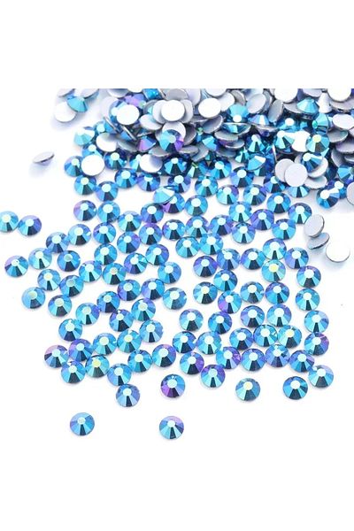 Choice ss20--1440pcs SS3-SS34 1440PCs Black Jet AB 3D Nail Art Rhinestones Flatback Non HotFix Rhinestone F