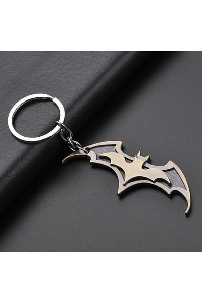 Choice Copper color Bat keychain anime creative keychain high-end car couple men and women keychain bat