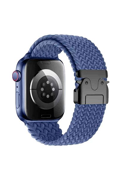 Choice S10 42-38 40 41 mm 7 Blue Braided Band For Apple Watch Straps 40 mm 44mm 46mm 42mm 49mm 45mm 41mm 38