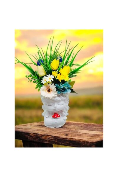 OEM Vază Bust cu Aranjament Floral