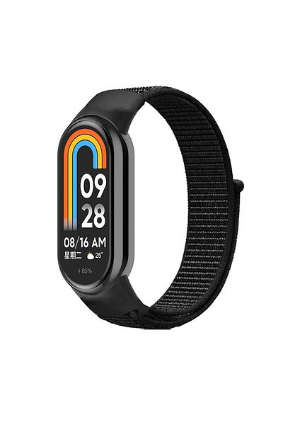 Choice Mi Band 9 8 04 Pure black Nylon Loop for xiaomi Mi Band 9 8 Strap NFC SmartWatch Wristband Correa Re