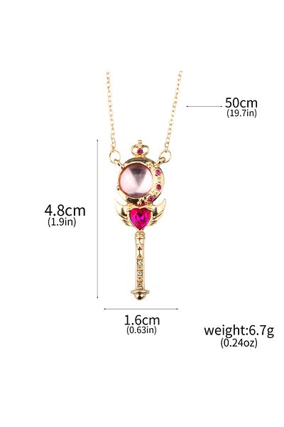 Choice N01081-04 Anime Sailor Moon Necklace Magic Girl Tsukino Usagi Cosplay Pendant Necklace For Fan Gift