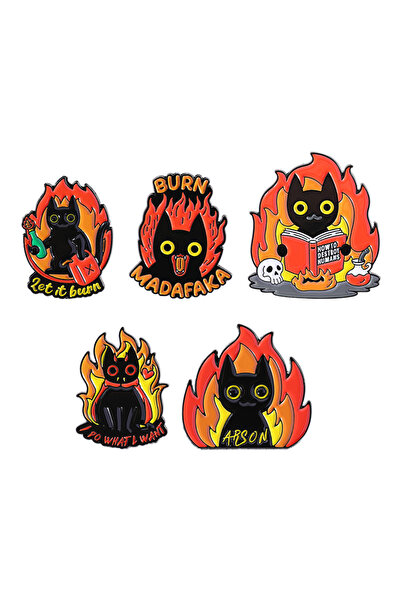 Choice9 مجموعة من 15 دبوسًا مطليًا بالمينا على شكل حيوانات لطيفة (3-10 قطع/مج...