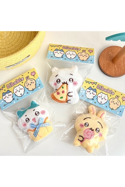 Choice Brooch 3PCS 1/3 Pcs Cute Plush Cartoon Doll Pendant Brooch Backpack Ke...
