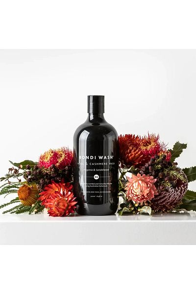 Bondi Wash Laundry detergent for wool and cashmere, Bondi Wash, Fragonia & Sandalwood, 500 ml
