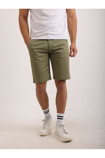 WKM Men's Regular Fit Linen Shorts