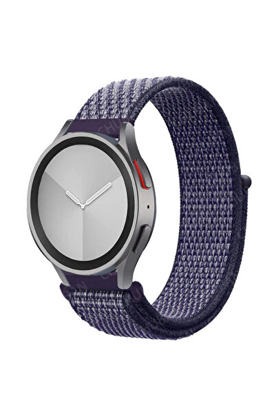 Choice13 20mm watch band 61 Heart Violet Nylon loop Band For Watch 7 FE 6/5/p...