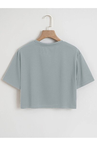 Lider Leather Tricou crop de damă