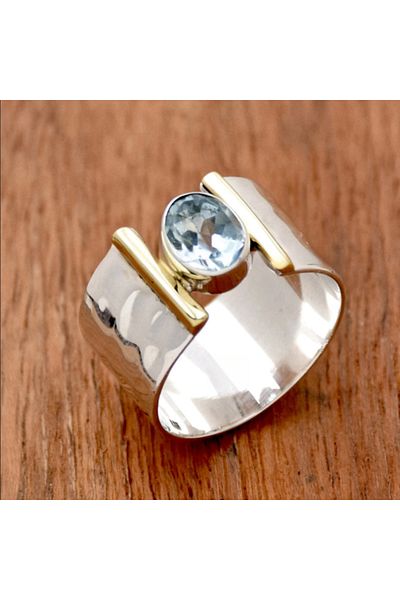 Choice Zb6156-1 9 Vintage Trend Setting Zirconia Wide Face Geometric Women's Ring Niche Design Holiday Jewe