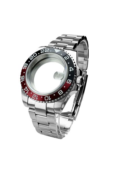 Choice Q-glass-date 40mm 200m Waterproof NH34 NH35 NH36 Watch Case Accessories for Oyster Band SUB Watch Ma