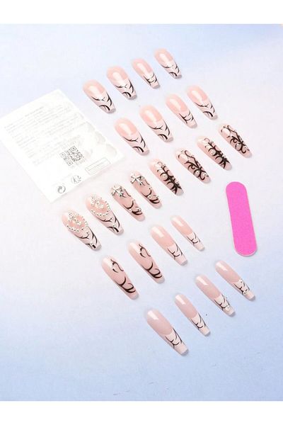 Choice MULTI 24 PCs Fake Nails with 1 Nail Glue and 1 Nail File