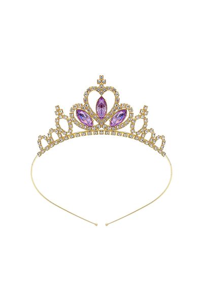 Choice Crown8 Kids Rhinestone Tiara Princess Headband for Girls Birthday Accessories Bridal Crystal Crown T
