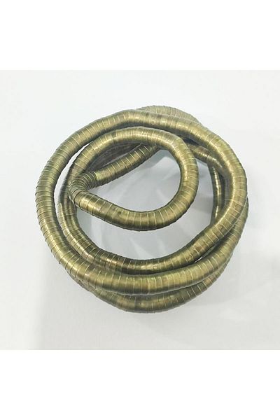 Choice 90cm bronze 6mm 90cm DIY Iron Bendable Flexible Twisted Snake Chain Necklace , 1pcs/pack