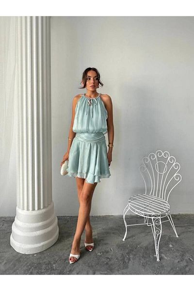 MAXMOOR Maya Mini Dress 3066 - Green