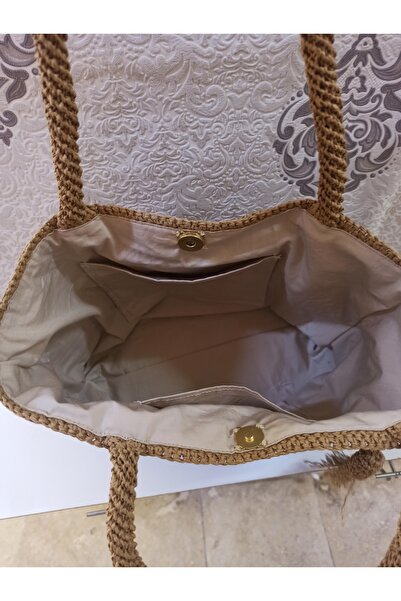 El Emeği El örmesi patchwork desen çanta