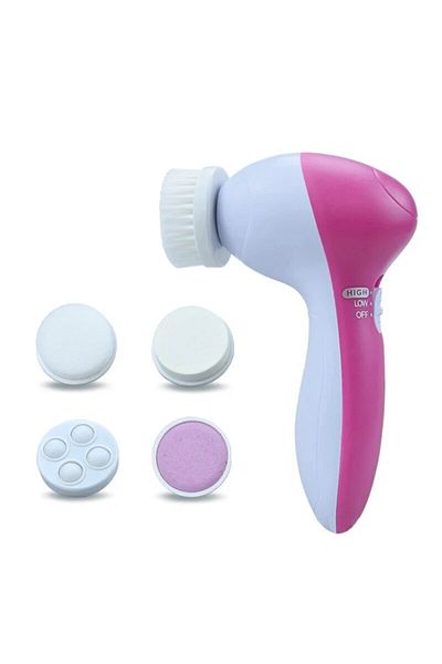 Choice Pink 5 In 1 Beauty Massager, Facial Cleansing Brush, Deep Cleansing.Massage Skin, Gentle And Effecti