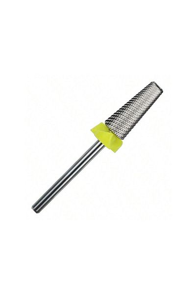 Choice3 XF 1pcs Carbide Tungsten 5 in 1 Nail Drill Bit Tapered Shape Straight Cut Drill Bit for Acrylic Nail