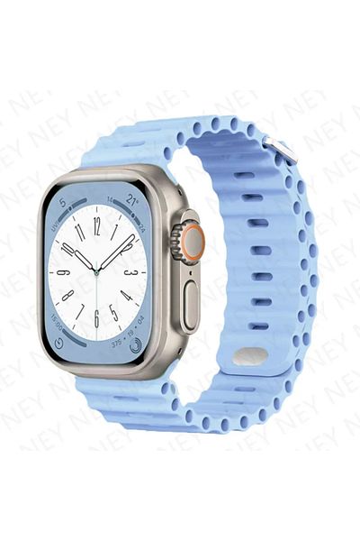 Choice 42-44-45mm 49mm 46mm 12 lavender Ocean strap For Apple Watch Ultra 2 Band 49mm 9 8 7 45mm 41mm Silic