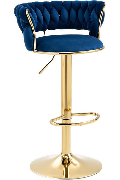 Türkiye Bar Stool, Modern Kitchen Backrest Bar Chair, with Comfortable Cushions and Adjustable Height, for H