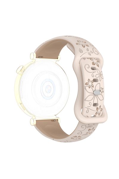 Choice 18mm Starlight 12/16/18/20/22mm Silicone Two-Tone Flower Soft Sport Strap for Amazfit GTR, Huawei, X