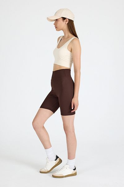 Rays Shorts biker din țesătură de cafea 3005