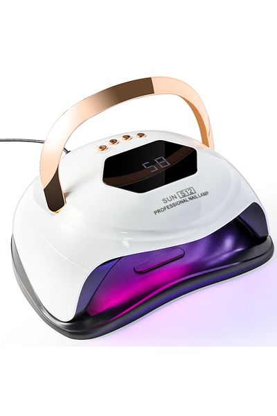 Choice1 EU MJD-S12-Gold UV Lamp SUN S12 Professional Gel Curing Lamp with 42 LED Beads, Nail Lamp with Auto