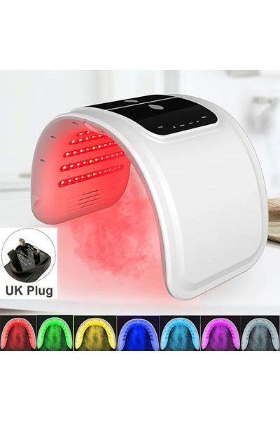 Choice UK Plug New LED Face Mask Equipment 7 In 1 Color Face SPA Facial Device Skin Rejuvenation Light Faci