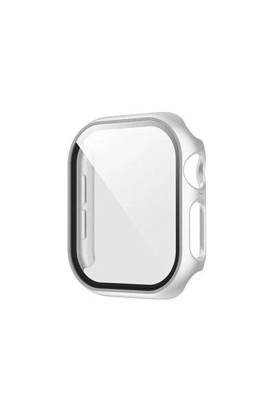 Choice Series 9-8-7 41mm Silver 17 Tempered Glass+Cover For Apple Watch series 10 42mm 46mm Matte Hard PC b
