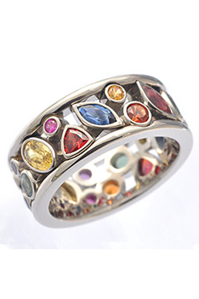 Choice 8 P928 خاتم تورينا كريستال كوارتز أيونيكس للنساء خاتم أيونيكس العلاجي من الكوارتز الكريستالي لإنقاص الوزن والليمفاوية