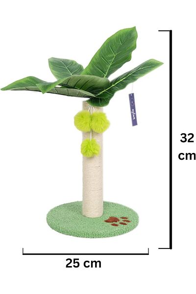 aylam Cat Scratching Post, Cat Scratcher Tree, Natural Sisal Cat Scratch Post Beds Interactive 3 Toy