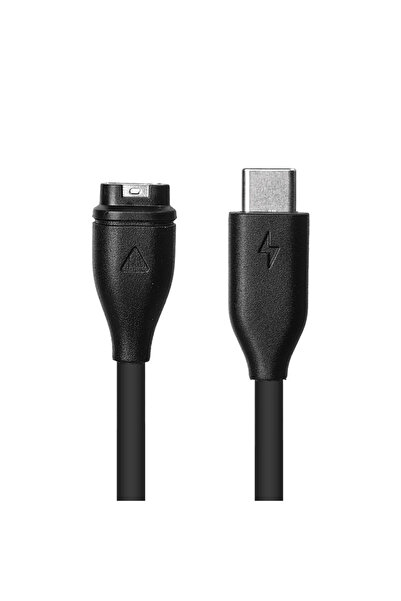 Choice شاحن USB-C أسود لشاحن Fenix 5 5S 5X Plus 6 6S 6X Pro 7 7S 7X كابل شحن ...
