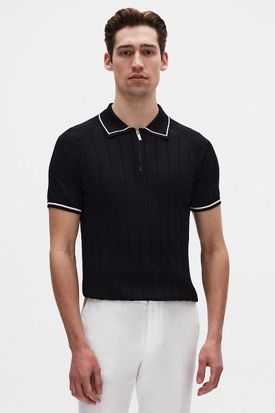 D'S Damat Μαύρο μπλουζάκι Ds Damat Regular Fit