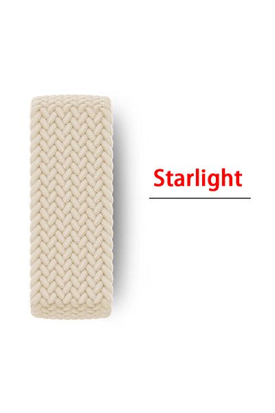 Choice L 42 44 45 46 49 mm Starlight Braided Solo Loop For Apple watch Band 44mm 45mm 42mm 40mm 41mm 46mm B