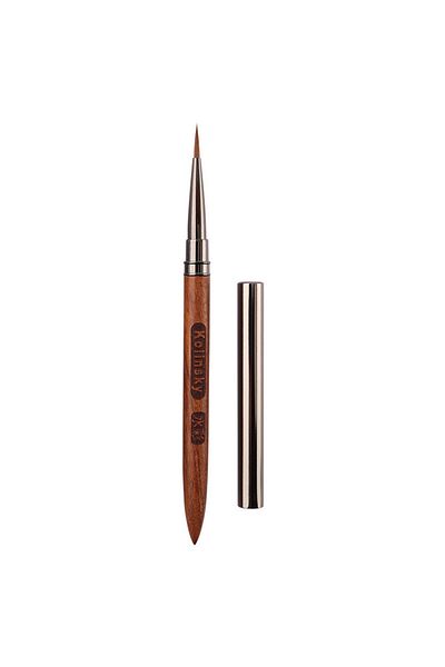 Choice G-B540-1 1Pc Sandalwood Handle Kolinsky Nail Liner Brush Nail Painting Pen Acrylic UV Gel Brushes Cr