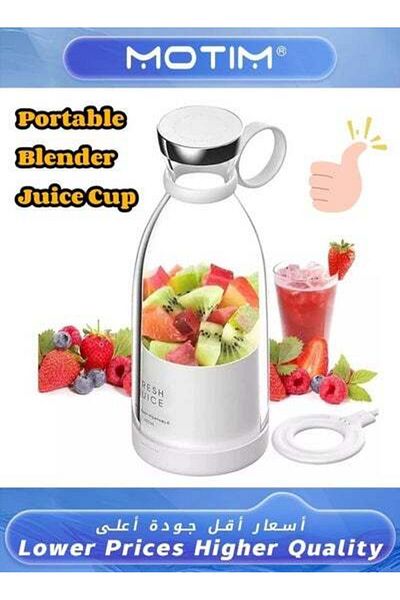 MOTIM Wireless Portable Blender Personal Size Hand Blender for Juices Shakes Mini Blender Travel Bottle