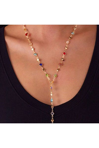 Choice L71-G 1PC Women's Fashion Trendy Geometric Necklace Jewelry Suitable for Date, Party, Festival Gifts