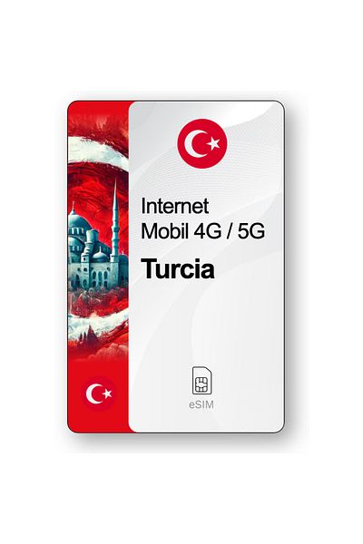 netSIM ESIM Internet Turkey, valid for 7 days, Unlimited traffic, Standard