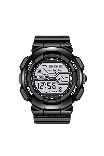 Choice ساعة رياضية رقمية سوداء، مينا كبير 55 مم، ساعة رياضية خارجية متعددة ال...