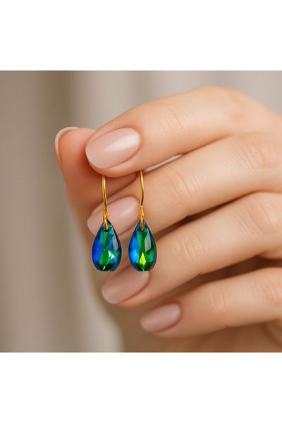 OEM One Set, 5 Pairs of Earrings – Change the Colors of the Pendants for New Styles