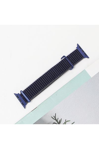 Choice 42mm 44mm 45mm 49mm blue white grey Nylon Strap For Apple Watch Band Ultra 2 49mm 45mm 41mm 44mm 42m