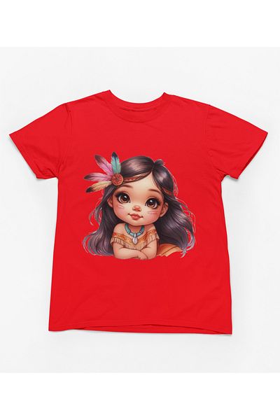 MAGORS Stil-X Red Riding Hood Printed Cycling Collar 100% Cotton Girl's Tshirt White,Yellow,Red,Black