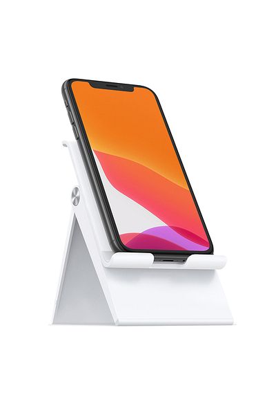 Ugreen Suport pliabil pentru telefon și tabletă cu înălțime reglabilă, alb