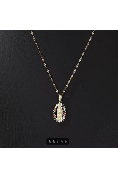 Choice 45cm MULTI European and American Fashion and Gorgeous Women's All Sky Star Micro Inlaid Colorful Zir