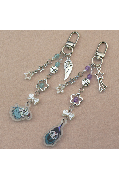 Miniso K923-مجموعة رسوم متحركة لمرحلة الكائنات الفضائية إيفان وتيل سلسلة مفات...