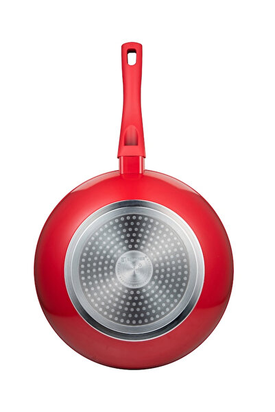 Bergner Red line wok pan, forged aluminum, induction, 28 cm