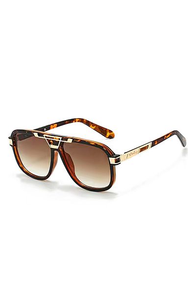 Choice leopard 2025 New Fashionable Large Frame Women Sunglasses Gradient Color Glasses Women Trendy Access