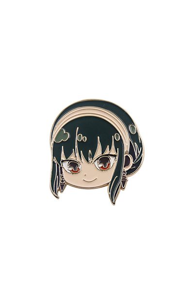 Choice Yor Forger Anime Spy X Family Brooch Cute Anya Loid Yor Forger Figure Metal Badges Lapel Button Pins