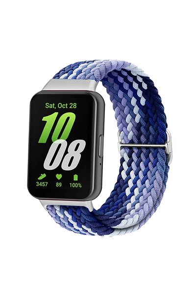 Choice For galaxy fit 3 bright blue for Samsung Galaxy Fit 3 Strap Accessories watchband sport Nylon Braide