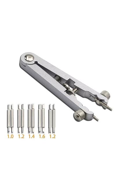 Choice Silver Watch Spring Bar Plier Tool Kit Spring Bar Tweezer Tool For Watch Wrist Bands Strap Removal R