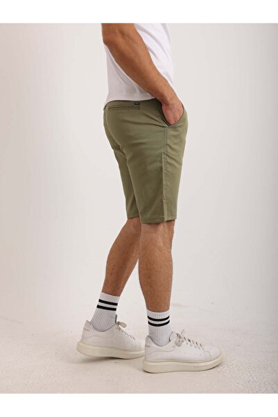 WKM Men's Regular Fit Linen Shorts